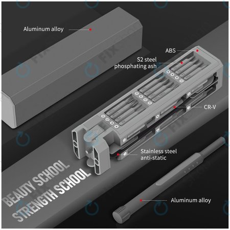 Kingsdun - Set preciznih odvijača za popravak telefona i računala 44u1