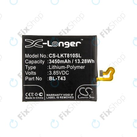 Baterija za LG G8S ThinQ, ThinQ Global, 3450mAh, Li-Pol, 3.85V, BL-T43, HQ