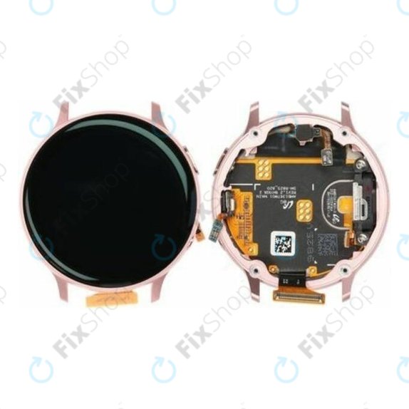 Samsung Galaxy Watch Active 2 44 mm - LCD zaslon + zaslon osjetljiv na dodir + okvir (ružičasto zlato) - GH82-21125B Originalni servisni paket