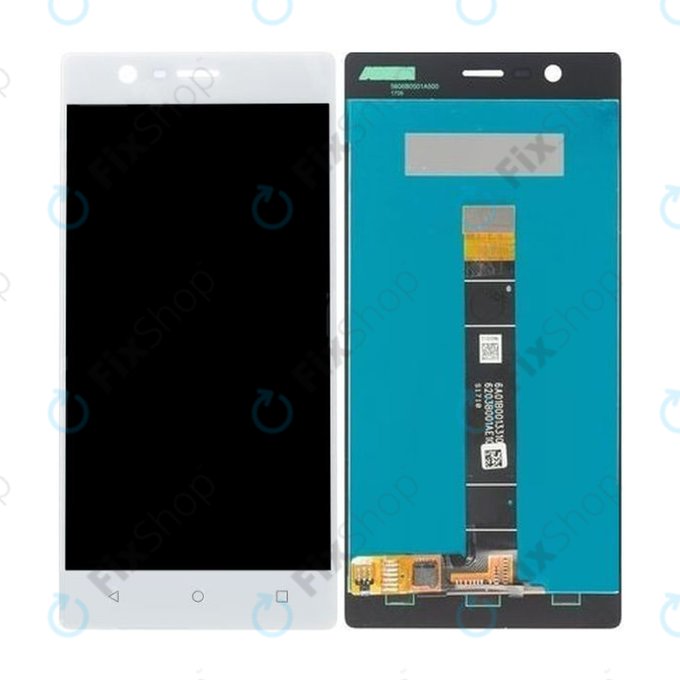 Nokia 3 - LCD zaslon + zaslon osjetljiv na dodir (White) TFT