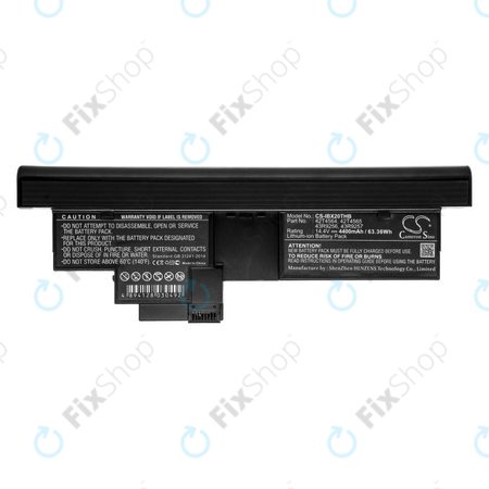 Baterija za Lenovo Thinkpad X200, X200s, 4400mAh, Li-Ion, 14.4V, 42T4564, HQ