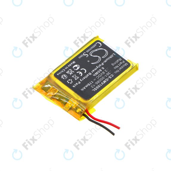 Baterija za Garmin Femix 6s Pro, Venu, 170mAh, Li-Pol, 3.8V, 361-00086-12, HQ