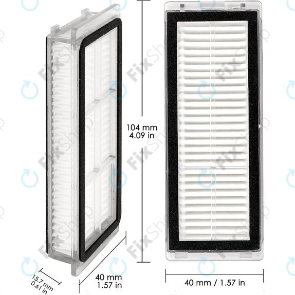 HEPA filter, 2 kom za Xiaomi Dreame L20 Ultra, X20 Pro, X20 Pro Plus