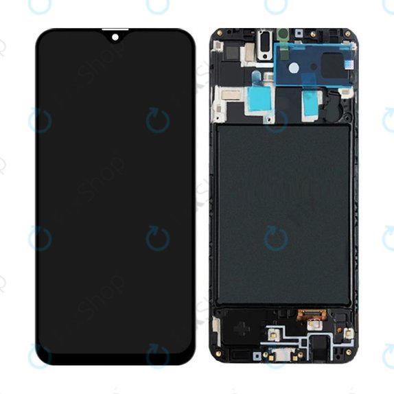 Samsung Galaxy A20 A205F - LCD zaslon + zaslon osjetljiv na dodir + okvir TFT