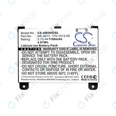 Baterija za Amazon Kindle 2, 1100mAh, Li-Ion, 3.7V, DR-A011, HQ