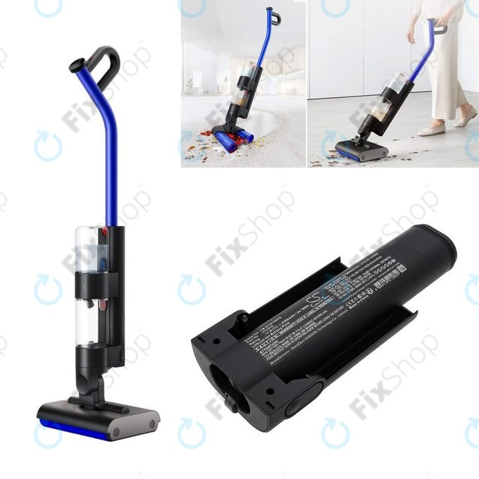Baterija za Dyson WashG1 Wet Floor Cleaner, 2350mAh, Li-Ion, 14.8V, 452646, HQ