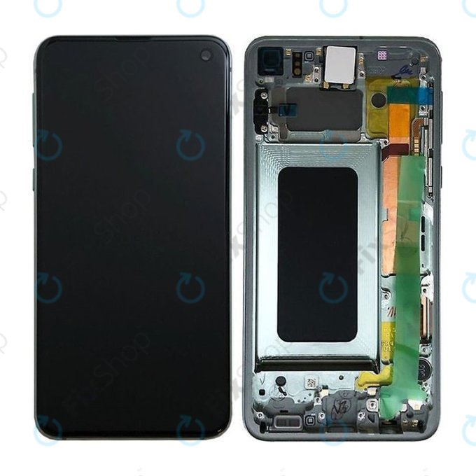 Samsung Galaxy S10e G970F - LCD zaslon + zaslon osjetljiv na dodir + okvir (Prism Green) - GH82-18852E, GH82-18836E Originalni servisni paket