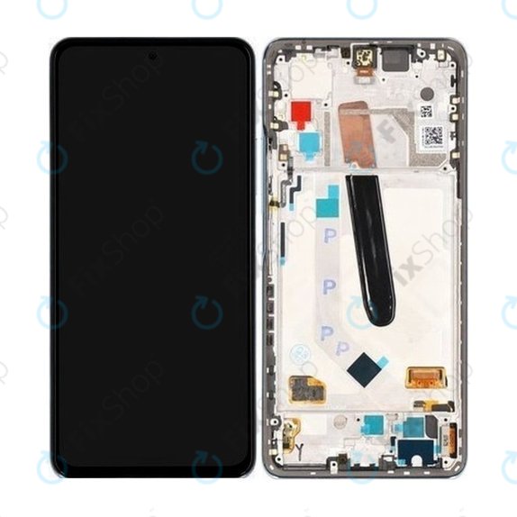 Xiaomi Poco F3 - LCD zaslon + zaslon osjetljiv na dodir + okvir (plavi) - 560004K11A00 Originalni servisni paket