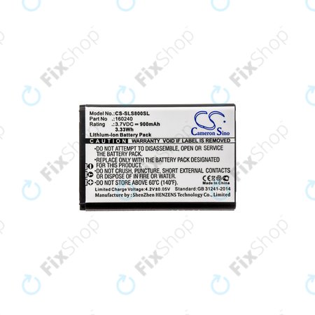 Baterija za Steelseries 61298rx, Siberia 840, 900mAh, Li-Ion, 3.7V, 160240, HQ