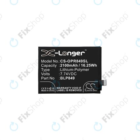 Realme GT 5G RMX2202, GT Neo RMX3031 - Baterija BLP849 2100mAh HQ