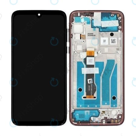 Motorola Moto G8 Plus - LCD zaslon + zaslon osjetljiv na dodir + okvir (tamnocrveni) - 5D68C15529 Originalni servisni paket