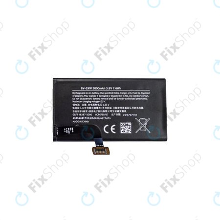 Nokia Lumia 1020 - Baterija BV-5XW 2000mAh - 00810H3