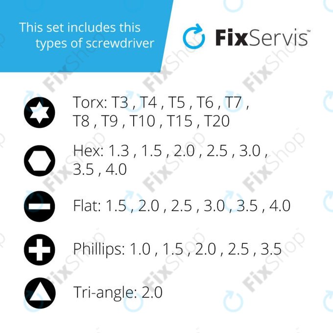 Jakemy JM-8139 - Set profesionalnih preciznih odvijača za popravak 45u1
