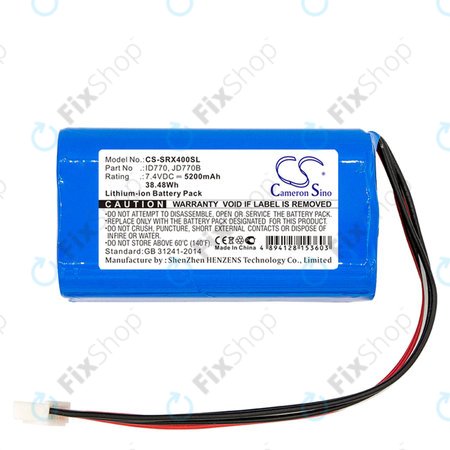 Baterija za Sony Srs-Xb40, Srs-Xb41, 5200mAh, Li-Ion, 7.4V, ID770, HQ
