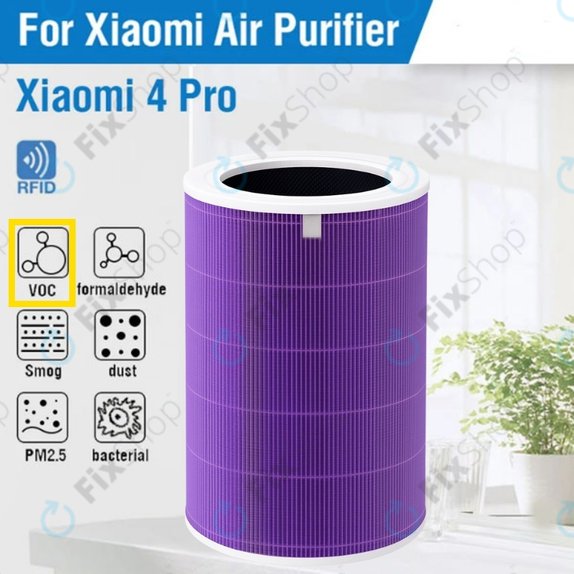 Xiaomi Mi Mijia Air Purifier 4 Pro - HEPA filter (Protiv neugodnih mirisa) (Ljubičasta)