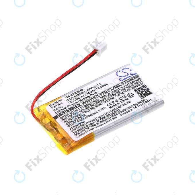 Baterija za Plantronics, Avaya, 240mAh, Li-Pol, 3.7V, 65358-01, HQ