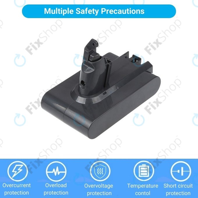 Dyson DC-series, V6 - Baterija Li-Ion 2500mAh HQ