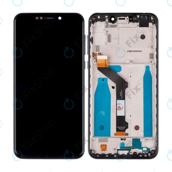 Motorola One (P30 Play) - LCD zaslon + zaslon osjetljiv na dodir + okvir (Black) TFT