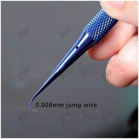2UUL BlueT Curved Head - Pinceta od legure titana za precizan skok žice (0,1 mm)