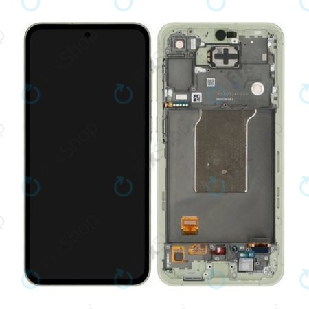Samsung Galaxy A55 A556B - LCD zaslon + zaslon osjetljiv na dodir + okvir (Awesome Lemon) - GH82-34305D Genuine Service Pack