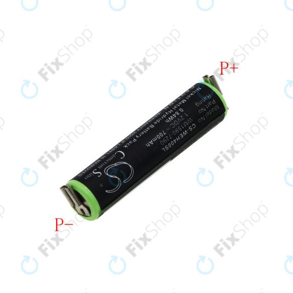 Baterija za Wella Bella, Chromini, Super, Contura HS61, 700mAh, Ni-MH, 1.2V, WM1590-7290, HQ