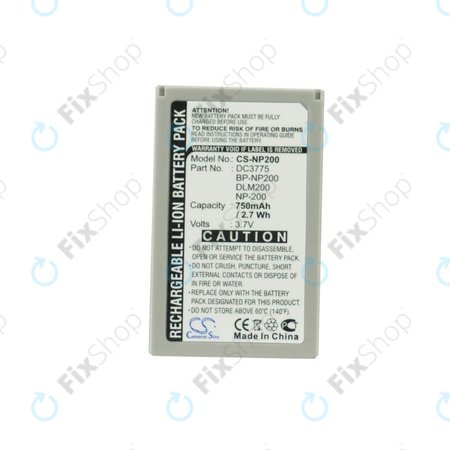 Baterija za Minolta DiMAGE X, Xi, Xt, Xt Biz, Xg, 750mAh, Li-Ion, 3.7V, NP-200, HQ