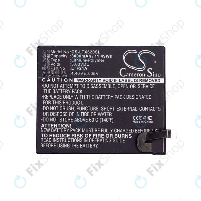 Baterija za LeEco Le 2, LeTV X-series, 3000mAh, Li-Pol, 3.83V, LTF21A, HQ