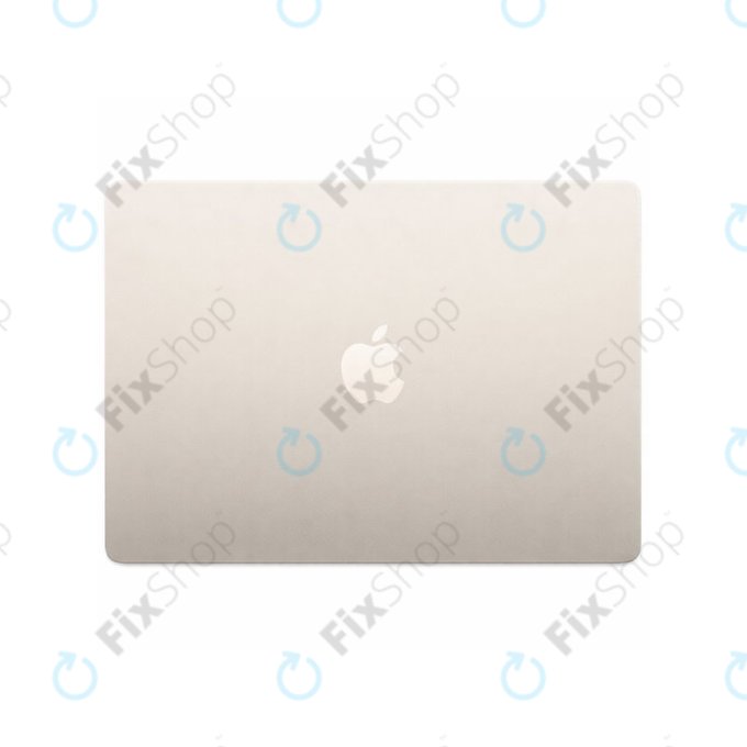 LCD zaslon za MacBook Air 13", A3240 (2025), s prednjim staklom i pokrovom, Starlight, 661-50104, Genuine Apple