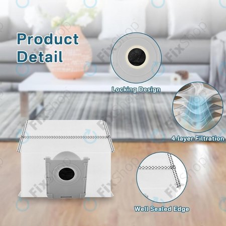 Ecovacs Deebot T30c, T50-series, T80-series, X8-series, X9 Pro-series - Vrećica za prašinu