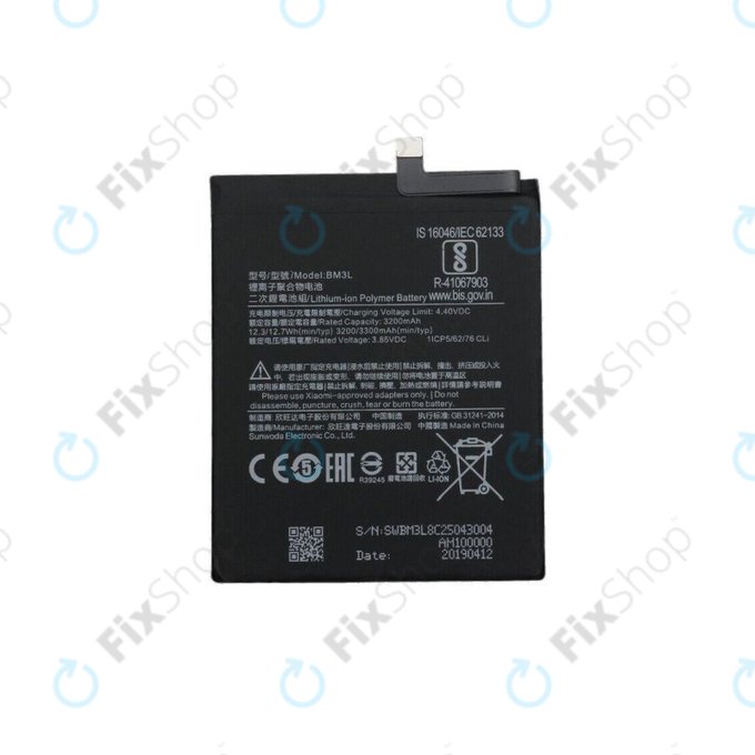 Xiaomi Mi 9 - Baterija BM3L 3300mAh