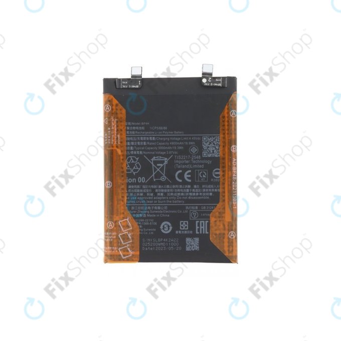 Xiaomi Poco F5, X5 Pro, Redmi Note 12 Pro 5G - Baterija BP4K 5000mAh