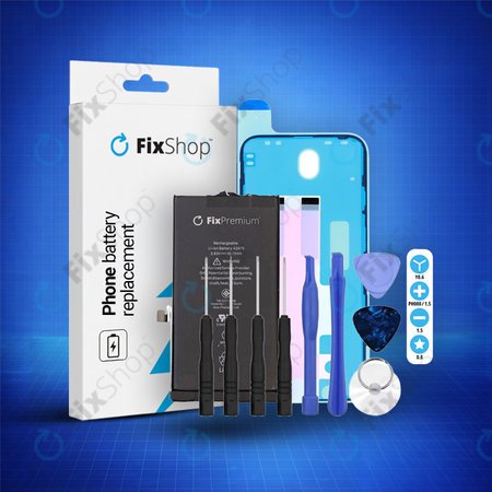 Apple iPhone 12, 12 Pro - Baterija 2815mAh FixPremium + Ljepilo za baterije + Ljepilo za LCD + Set alata - Multipack