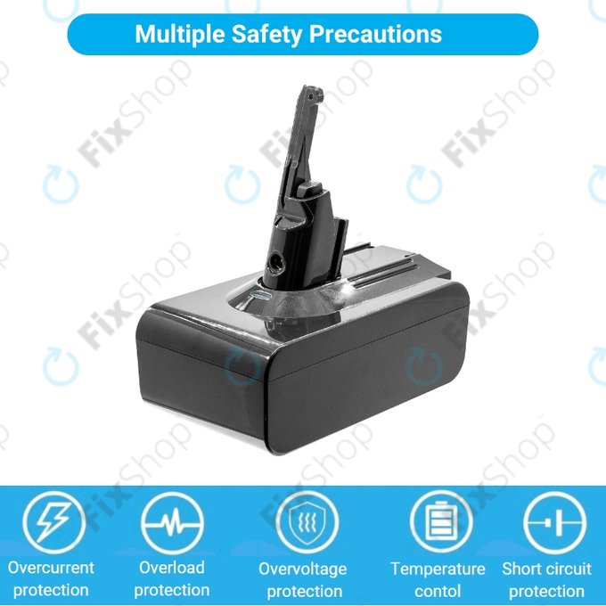 Dyson V8 - Baterija 215681, PM8-US-HFB1497A Li-Ion 5000mAh HQ