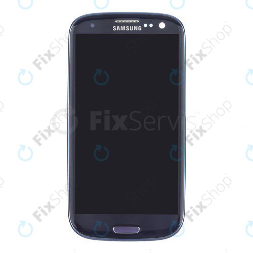 Samsung Galaxy S3 i9300 - LCD zaslon + zaslon osjetljiv na dodir + okvir (Pebble Blue) OLED