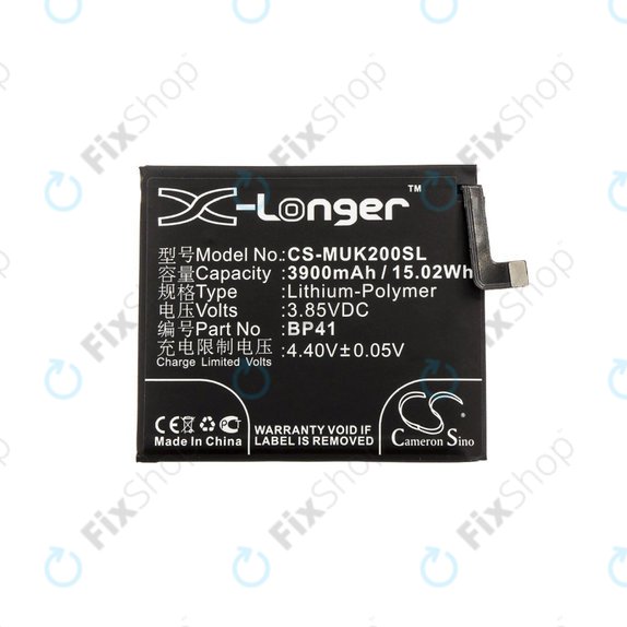 Baterija za  Xiaomi Mi 9T, Redmi K20, 3900mAh, Li-Pol, 3.85 V, BP41, HQ