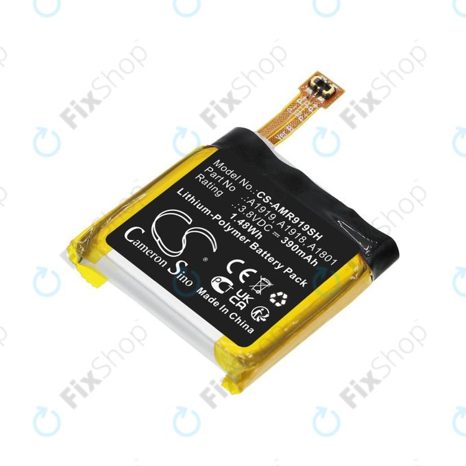 Baterija za Amazfit T-Rex, 390mAh, Li-Pol, 3.8V, A1919, HQ