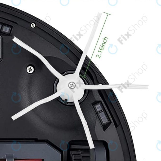 Set rezervnih dijelova za Xiaomi Roborock Q7+, Q7 Max, Q7 Max+ (1x Glavna četka, 2x Filter, 2x Bočna četka – bijela, 2x Krpa za brisanje, 2x Vrećica za prašinu)