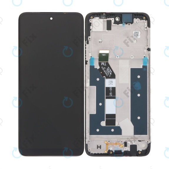 Motorola Moto G35 5G - LCD zaslon + zaslon osjetljiv na dodir + okvir (Black) TFT