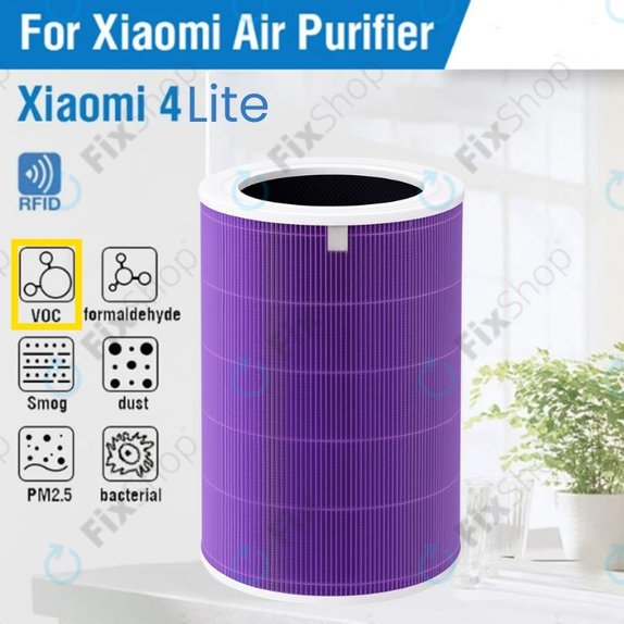 Xiaomi Mi Air Purifier 4 Lite - HEPA filter (Protiv neugodnih mirisa) (Ljubičasta)