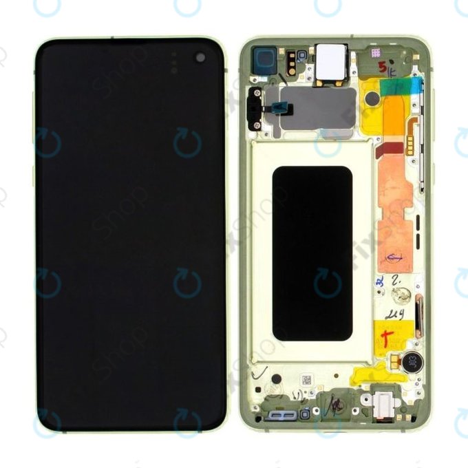 Samsung Galaxy S10e G970F - LCD zaslon + zaslon osjetljiv na dodir + okvir (Canary Yellow) - GH82-18852G, GH82-18836G Genuine Service Pack