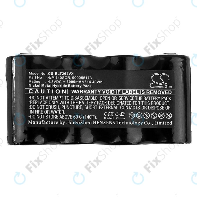 Electrolux Spirit Wet and Dry, ZB264x - Baterija 4/P-140SCR, 900055173 Ni-MH 4.8V 3000mAh HQ