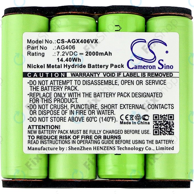 AEG Electrolux Rapido ZB-series - Baterija AG406 Ni-MH 7.2V 2000mAh HQ