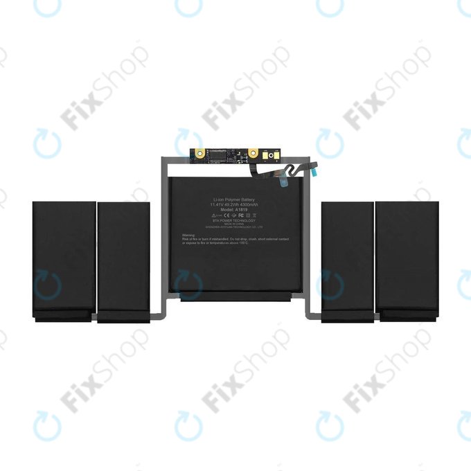 Apple MacBook Pro 13" A1706 (početak 2016. - Kraj 2017.) - Baterija A1819 4320 mAh FixPremium