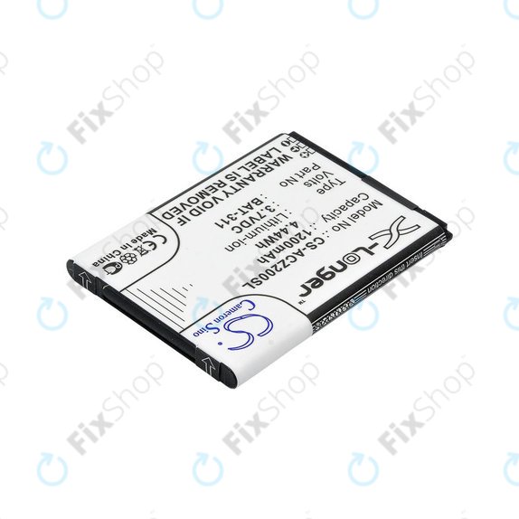 Baterija za Acer Liquid Z200, BAT-311, Li-ion, 3.7V, 1200mAh, HQ