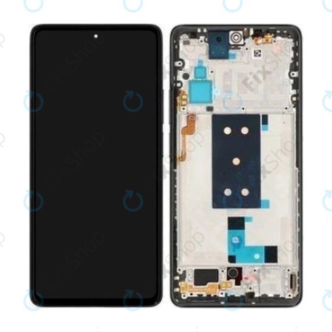 Xiaomi Poco F4 5G 22021211RG, 22021211RI - LCD zaslon + zaslon osjetljiv na dodir + okvir (noćno crni) OLED