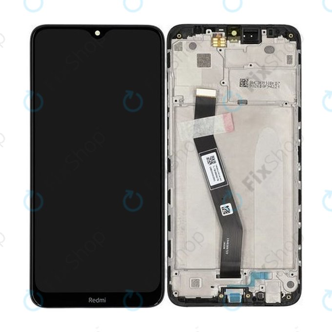 Xiaomi Redmi 8A MZB8458IN M1908C3KG - LCD zaslon + zaslon osjetljiv na dodir + okvir (ponoćno crna) - 5600030C3K00, 560002C3K300 Originalni servisni paket