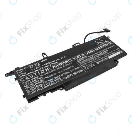 Baterija za Dell Latitude 7310 2-in-1, 7400 2-in-1, 6750mAh, Li-Pol, 7.6V, NF2MW, HQ
