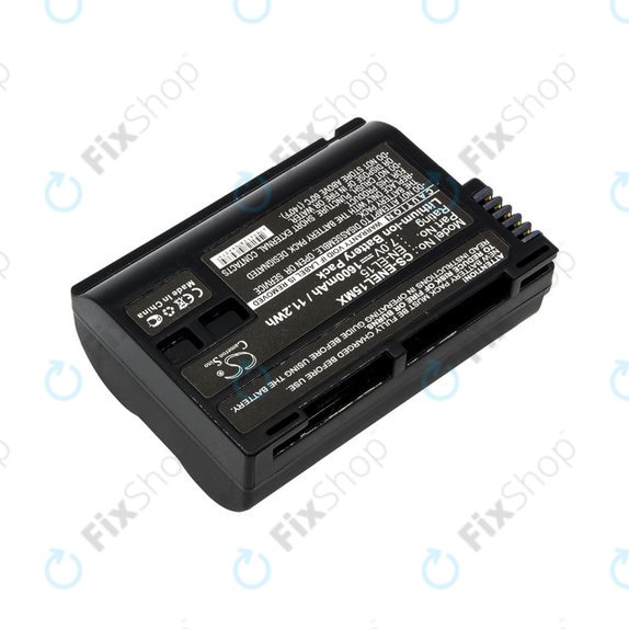 Baterija za Nikon Coolpix D7000, 1600mAh, Li-Ion, 7V, EN-EL15, HQ