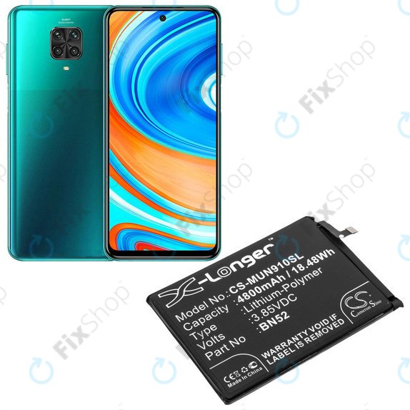 Xiaomi Redmi Note 9 Pro - Baterija BN52 4800mAh HQ