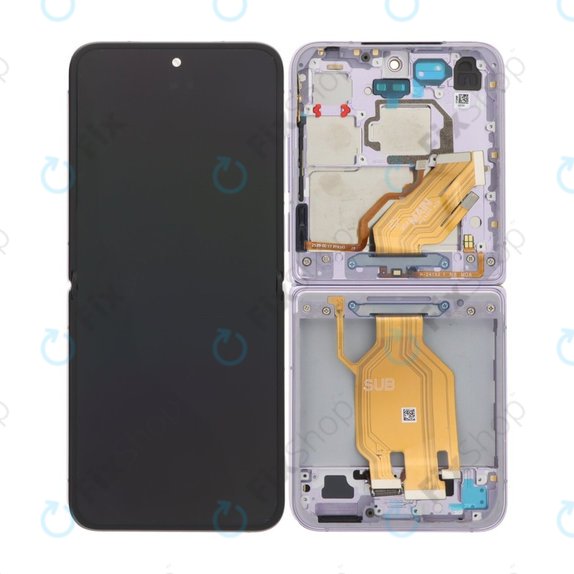 Xiaomi Mix Flip 2405CPX3DC - LCD zaslon + zaslon osjetljiv na dodir + okvir (Purple) OLED